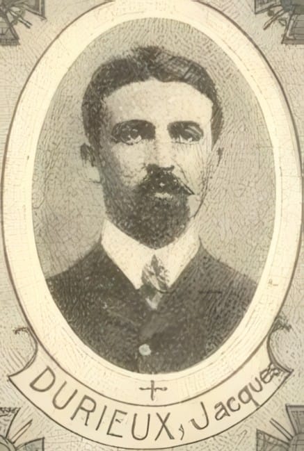 Portrait de DURIEUX Jacques, professeur, prêtre soldat de la Première Guerre mondiale