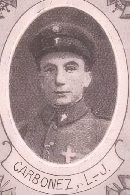 Portrait de CARBONEZ Léon Joseph, professeur au Petit Séminaire, prêtre soldat de la Première Guerre mondiale
