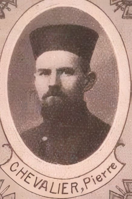 Portrait de CHEVALIER Pierre, vicaire / Professeur, prêtre soldat de la Première Guerre mondiale