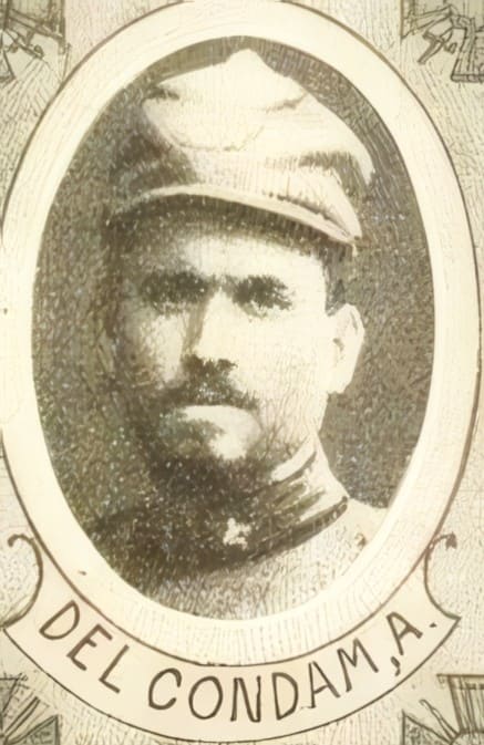 Portrait de DEL QUONDAM Ambroggio, scolastique — maréchal des logis, prêtre soldat de la Première Guerre mondiale