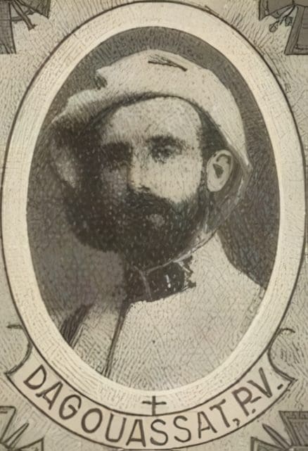 Portrait de DAGOUASSAT Paul Victor, prêtre, prêtre soldat de la Première Guerre mondiale