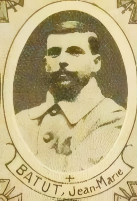 Portrait de BATUT Jean-Marie, prêtre professeur petit séminaire, prêtre soldat de la Première Guerre mondiale
