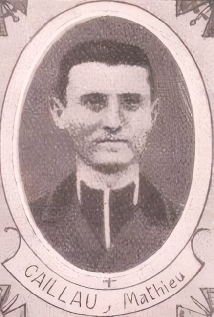 Portrait de CAILLAU Mathieu, curé, prêtre soldat de la Première Guerre mondiale