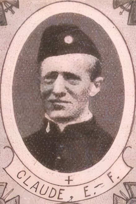 Portrait de CLAUDÉ Émile Ferréol, curé, prêtre soldat de la Première Guerre mondiale