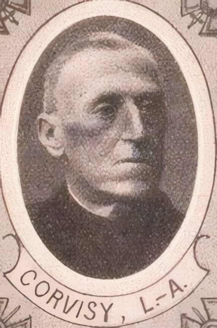 Portrait de CORVISY Lucien Alexandre, curé, prêtre soldat de la Première Guerre mondiale