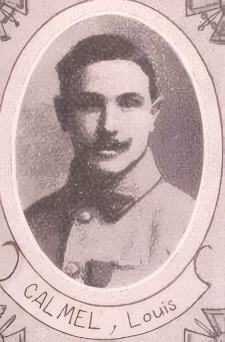Portrait de CALMEL Louis, vicaire, prêtre soldat de la Première Guerre mondiale