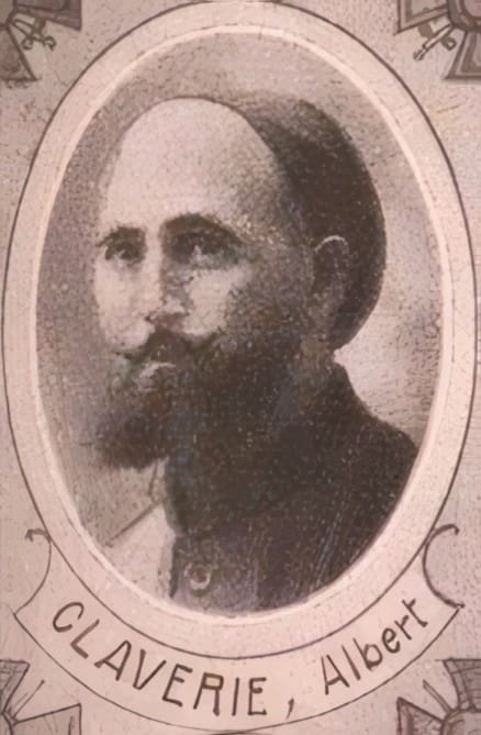 Portrait de CLAVERIE Albert, professeur de philosophie, prêtre soldat de la Première Guerre mondiale