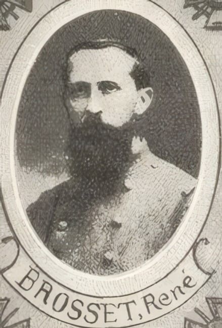 Portrait de BROSSET René, curé de Huisseau-sur-Cosson, prêtre soldat de la Première Guerre mondiale