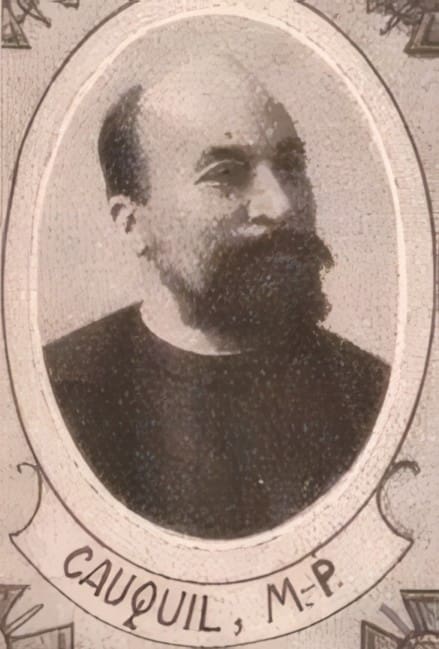 Portrait de CAUQUIL Marius Philippe, curé doyen, prêtre soldat de la Première Guerre mondiale