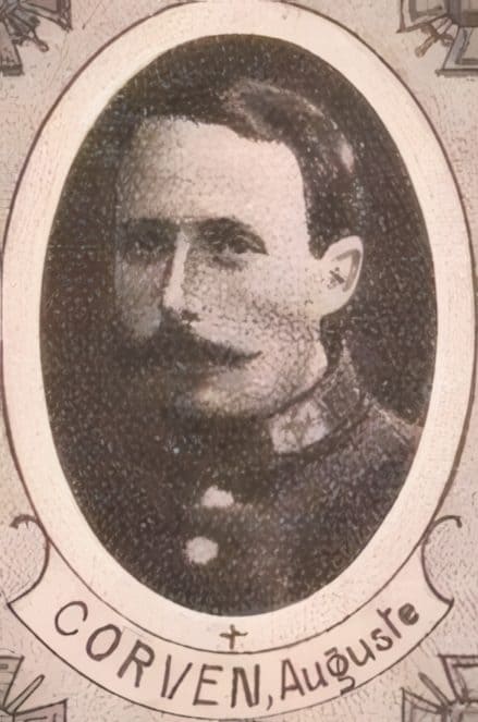 Portrait de CORVEN Pierre Auguste, diacre, prêtre soldat de la Première Guerre mondiale