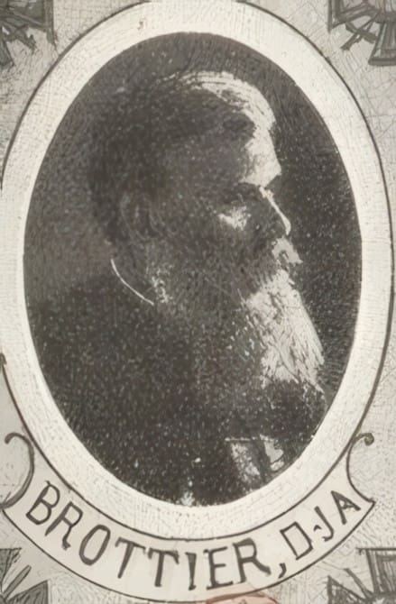 Portrait de BROTTIER Daniel-Jules-Alexis, vicaire général au Sénégal — aumônier volontaire, prêtre soldat de la Première Guerre mondiale