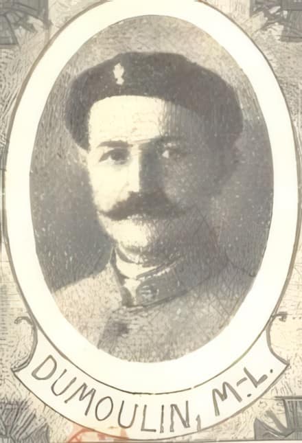 Portrait de DUMOULIN Marius Louis, professeur Collège pontifical d'Ascona, prêtre soldat de la Première Guerre mondiale