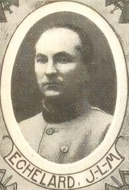 Portrait de ÉCHELARD Joseph Louis Marie, vicaire puis curé, prêtre soldat de la Première Guerre mondiale