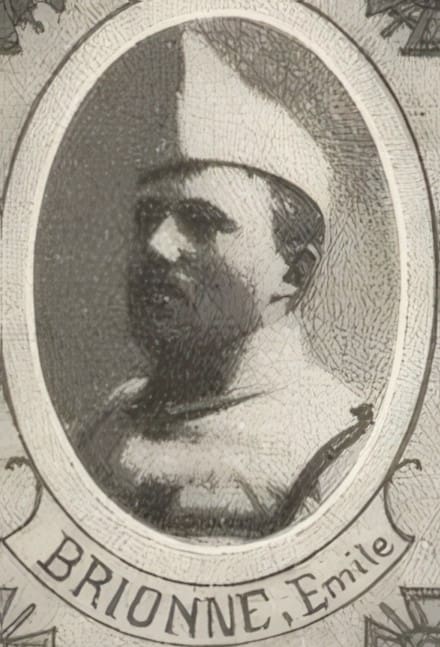Portrait de BRIONNE Émile, séminariste, prêtre soldat de la Première Guerre mondiale