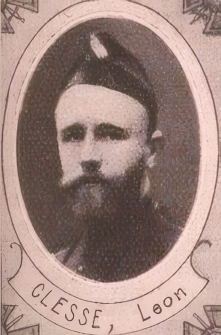 Portrait de CLESSE Léon, aumônier militaire diocésain, prêtre soldat de la Première Guerre mondiale