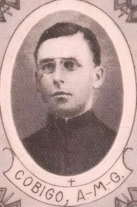 Portrait de COBIGO André Marie Guillaume, scolastique, prêtre soldat de la Première Guerre mondiale