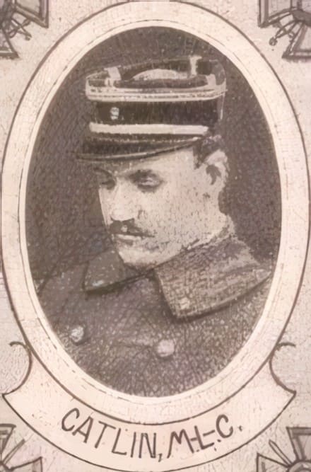Portrait de CATLIN Marie Louis Charles, prêtre, professeur au Séminaire français de Rome, prêtre soldat de la Première Guerre mondiale