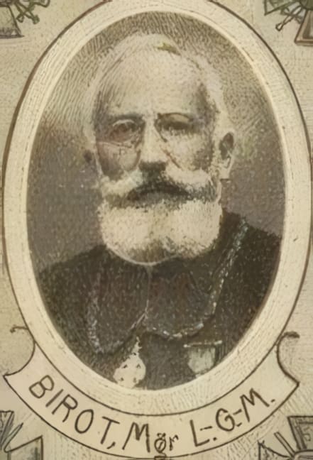 Portrait de BIROT Louis-Georges-Marie, vicaire général et archiprêtre de la cathédrale d'Albi, prêtre soldat de la Première Guerre mondiale
