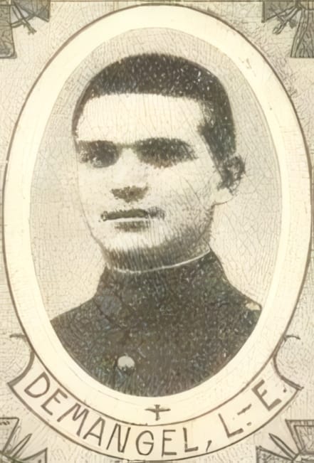 Portrait de DEMANGEL Louis Édouard, séminariste, prêtre soldat de la Première Guerre mondiale