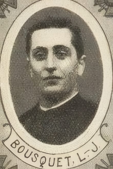 Portrait de BOUSQUET Louis-Justin, curé de Gros-Garnon, prisonnier de guerre, prêtre soldat de la Première Guerre mondiale