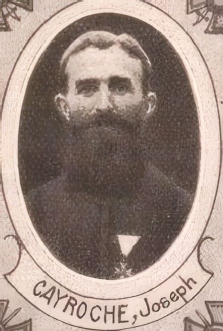 Portrait de CAYROCHE Joseph, religieux, prêtre soldat de la Première Guerre mondiale