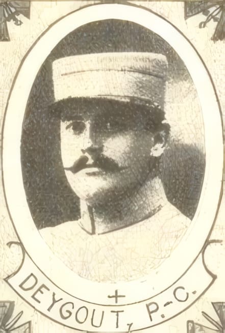 Portrait de DEYGOUT Pierre Conrad, scolastique, prêtre soldat de la Première Guerre mondiale