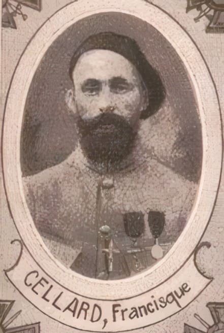 Portrait de CELLARD Francisque, vicaire, prêtre soldat de la Première Guerre mondiale