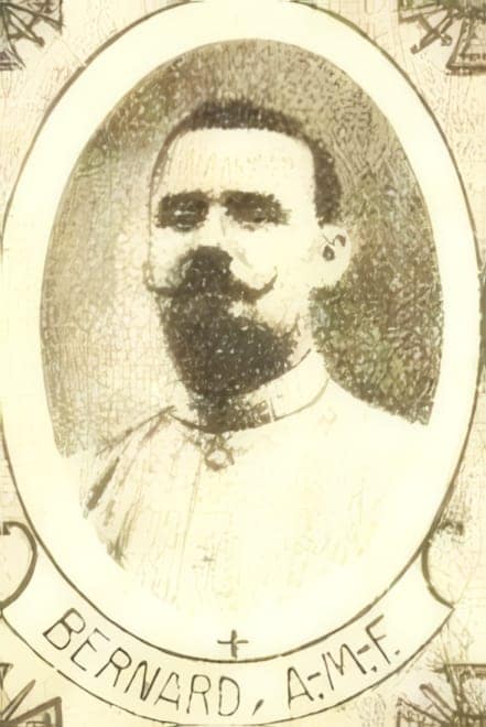 Portrait de BERNARD Auguste-Marie-François, vicaire (sauva à Gerbéviller le ciboire et les hosties dans l'église bombardée), prêtre soldat de la Première Guerre mondiale