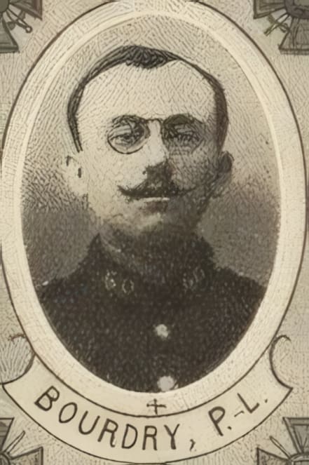 Portrait de BOURDRY Pierre-Louis, clerc tonsuré, prêtre soldat de la Première Guerre mondiale