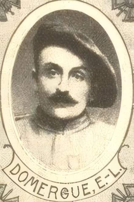 Portrait de DOMERGUE Emmanuel Lucien, curé, prêtre soldat de la Première Guerre mondiale
