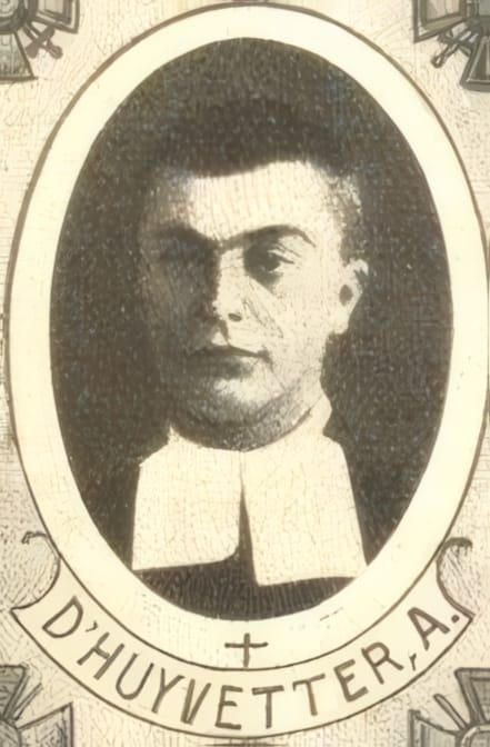 Portrait de D'HUYVETTER Aloïs, professeur, prêtre soldat de la Première Guerre mondiale