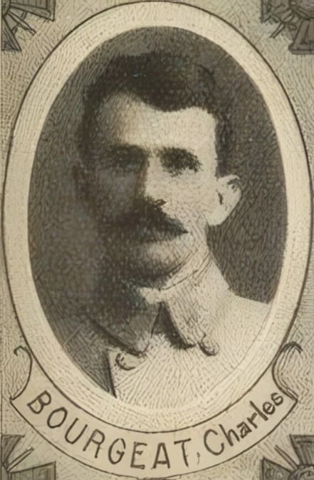 Portrait de BOURGEAT Charles, docteur en théologie, curé de Préchac, aumônier bénévole, prêtre soldat de la Première Guerre mondiale