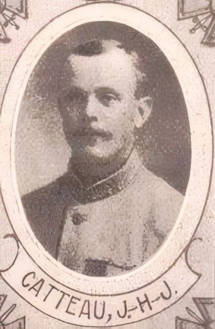 Portrait de CATTEAU Jules Henri Joseph, professeur, prêtre soldat de la Première Guerre mondiale