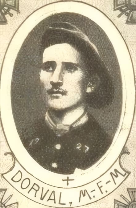 Portrait de DORVAL Marc Fernand Marie, séminariste, prêtre soldat de la Première Guerre mondiale
