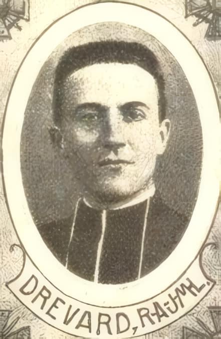 Portrait de DREVARD Raymond Antoine Joseph Marie Louis, sous-diacre puis prêtre, prêtre soldat de la Première Guerre mondiale