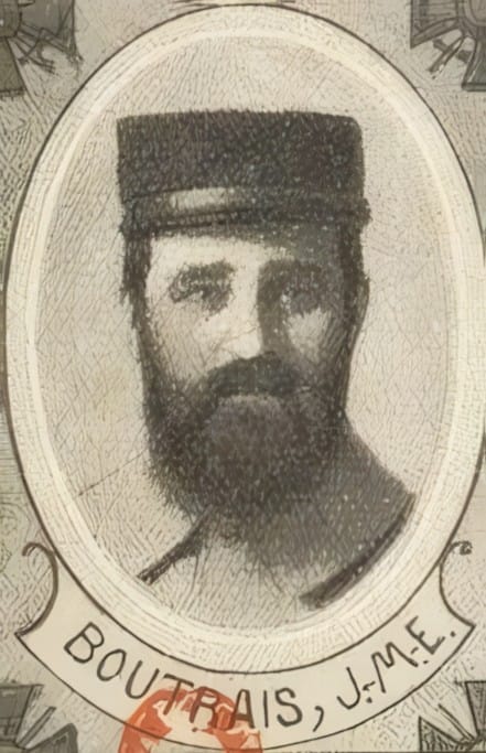 Portrait de BOUTRAIS Joseph-Marie-Étienne, supérieur des missions de Thiès (Sénégal), brancardier-aumônier volontaire, prêtre soldat de la Première Guerre mondiale
