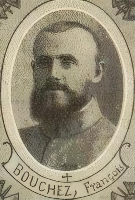 Portrait de BOUCHEZ François, coadjuteur, sous-lieutenant, prêtre soldat de la Première Guerre mondiale