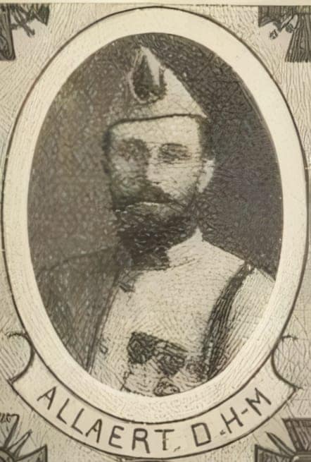 Portrait de Daniel-Henri-Marius Allaert, professeur du diocèse de Lille, brancardier, Livre d'or du Clergé 1914-1918