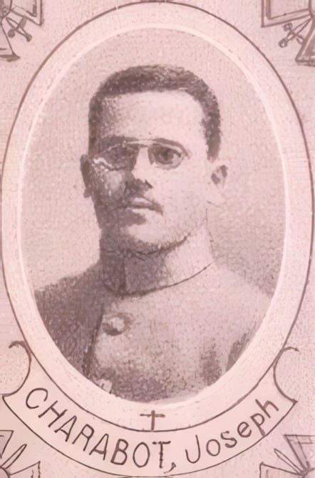 Portrait de CHARABOT Joseph Eugène Henri Grégoire, séminariste, prêtre soldat de la Première Guerre mondiale