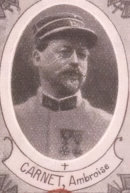 Portrait de CARNET Ambroise, frère enseignant, prêtre soldat de la Première Guerre mondiale