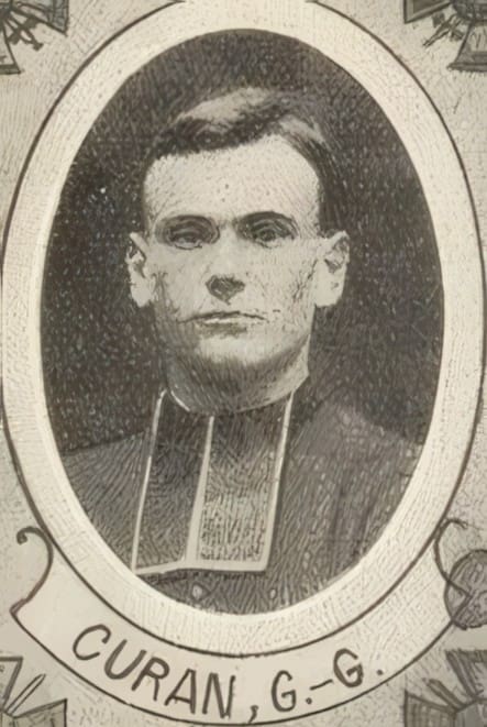 Portrait de CURAN Georges Gabriel, curé, prêtre soldat de la Première Guerre mondiale