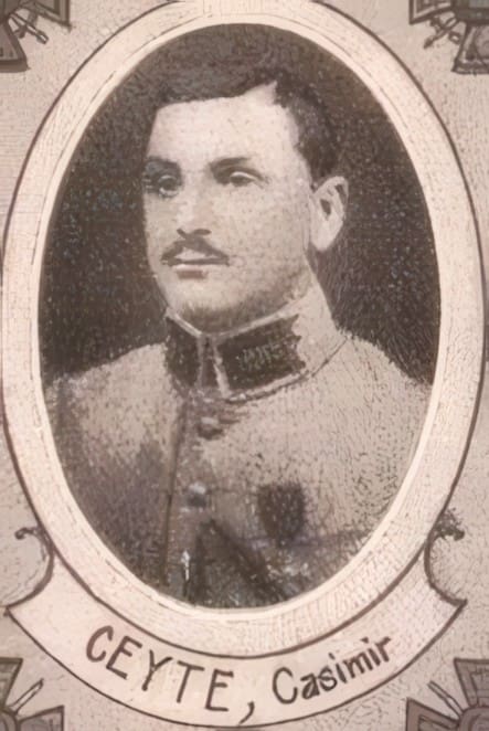 Portrait de CEYTE Casimir, séminariste, prêtre soldat de la Première Guerre mondiale