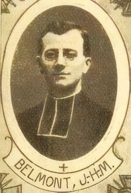 Portrait de BELMONT Joseph-Henri-Marie-François, vicaire, prêtre soldat de la Première Guerre mondiale