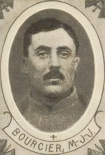 Portrait de BOURCIER Maurice-Joseph-Jules, sous-diacre, prêtre soldat de la Première Guerre mondiale