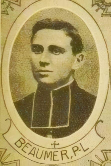 Portrait de BEAUMER Pierre-Lucien, prêtre, prêtre soldat de la Première Guerre mondiale