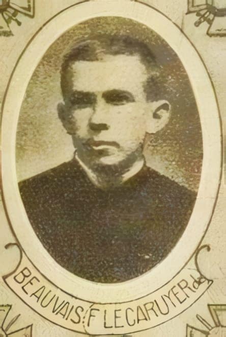 Portrait de BEAUVAIS (Lecaruyer de) François, prêtre-étudiant séminaire français de rome, prêtre soldat de la Première Guerre mondiale