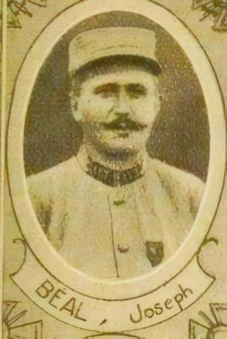 Portrait de BÉAL Joseph, prêtre professeur inst. des chartreux, prêtre soldat de la Première Guerre mondiale