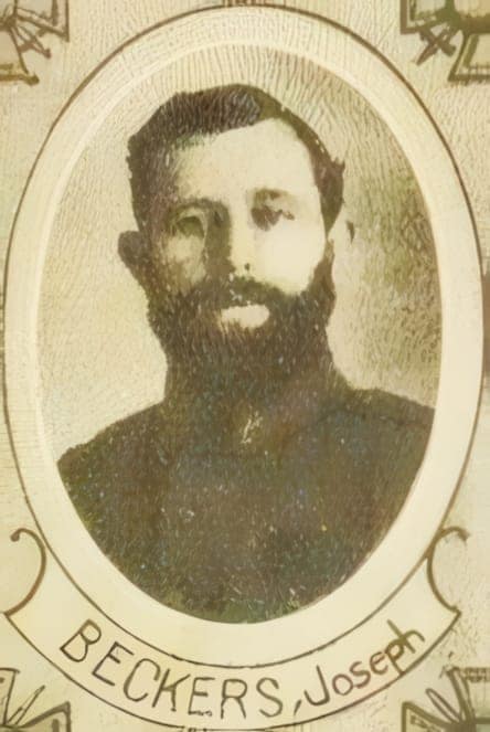 Portrait de BECKERS Joseph, prêtre aumônier, prêtre soldat de la Première Guerre mondiale