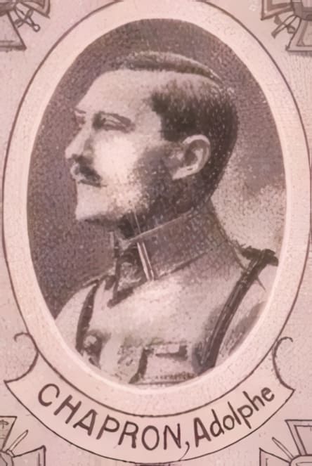 Portrait de CHAPRON Adolphe, vicaire instituteur / Directeur d'école, prêtre soldat de la Première Guerre mondiale