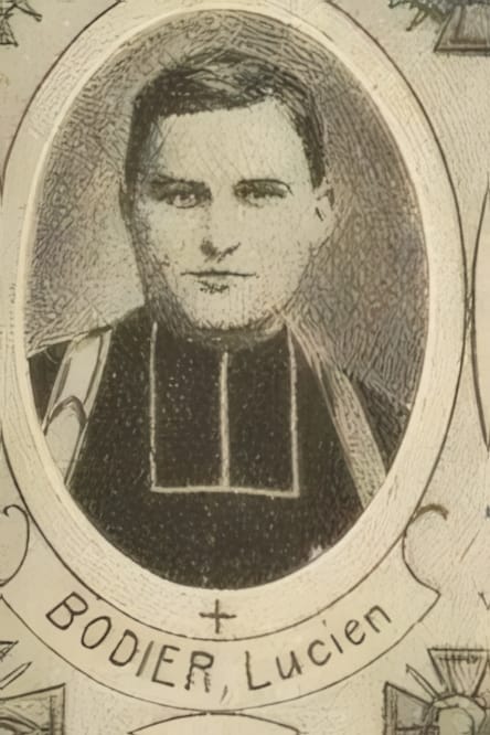 Portrait de BODIER Lucien, curé, prêtre soldat de la Première Guerre mondiale